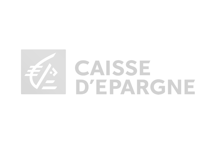 Logo Caisse d’Épargne sur fond noir
