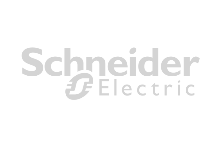 Logo Schneider Electric sur fond noir